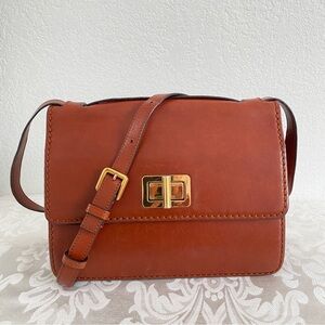 CHLOE Mahogany Leather Louise Bag